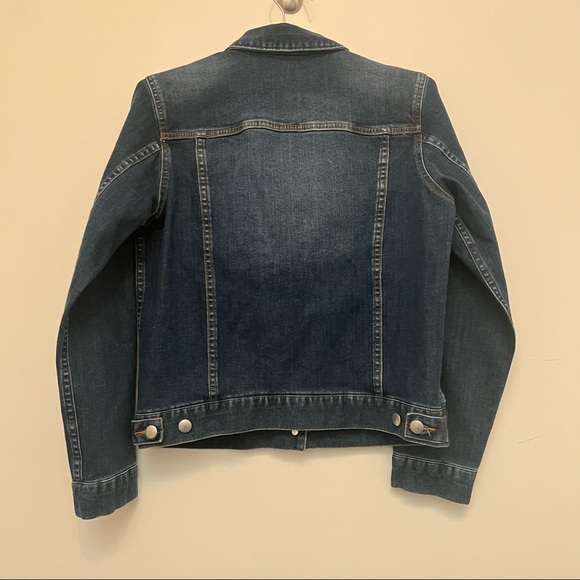 Muji Womens Jean Jacket Medium Stretch Denim 90s Y2K - Picture 2 of 11